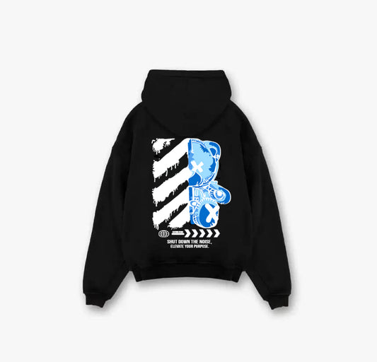 SHUTDOWN TEDDY OVERSIZED HOODIE